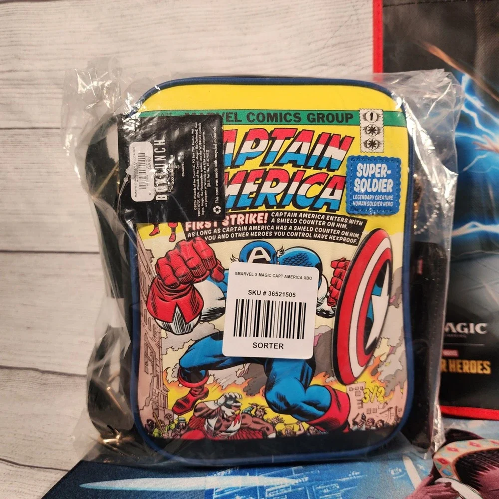 MTG Marvel D23 2026 Exclusive Bundle Playmat Decks BoxLunch Captain America Bag